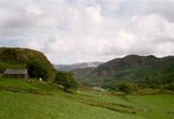 Blick in das Tal des Glaslyn