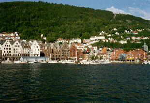Hafenbecken von Bergen