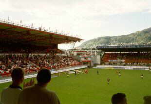 Beim Spiel Brann Bergen-Orn Horten