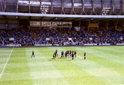 Beim Rugby (Cardiif vs. Glasgow) im Arm's Park