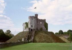 Der Donjon in Cardiff Castle