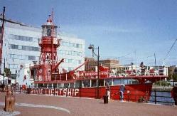 Lightship in der Cardiff Bay