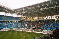 Zentralstadion beim Spiel Sachsen Leipzig vs. Wattenscheid 09