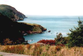 Die Küste von Nord Devon