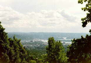 Blick vom Holmenkollen nach Oslo