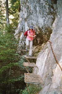 Wanderweg in der Hornad-Schlucht