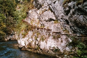 Wanderweg in der Hornad-Schlucht