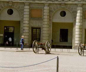 Wachablösung am Schloß