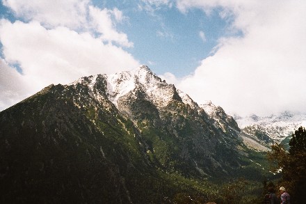 Schneebedeckter Gipfel