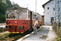 Beim Umsteigen in Spisske Vlachy